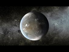 This artist's concept depicts Kepler-62f, a super-Earth-size planet in the habitable zone of its star.Image credit: NASA/Ames/JPL-Caltech