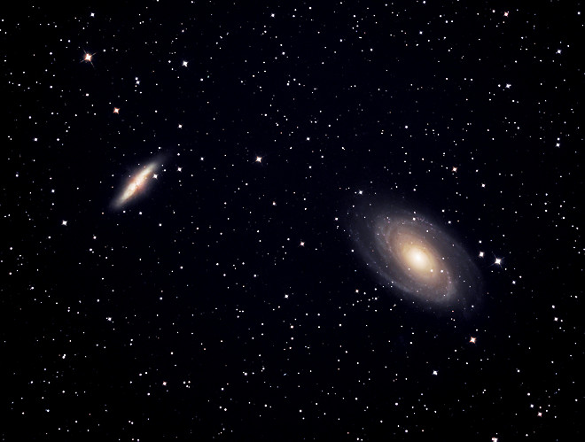 M81 and M82 by Joe Roberts