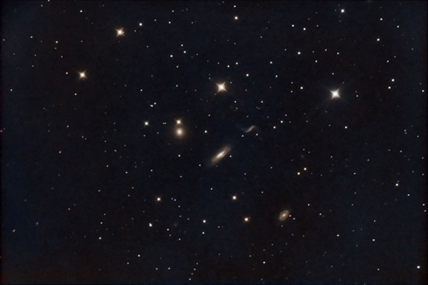 NGC 3190 Galaxy Cluster by Jim Gianoulakis