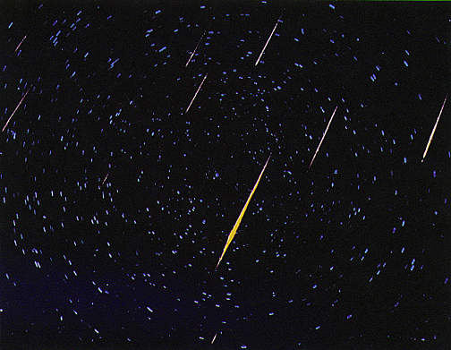Caption: Meteor Shower Courtesy of NASA