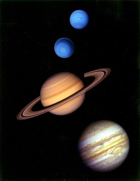 Gas Giants of the Solar System
