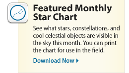 Featured Monthly Star Chart - Download Now