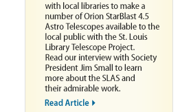 Featured Article - St. Louis Astronomical Society - Read Article