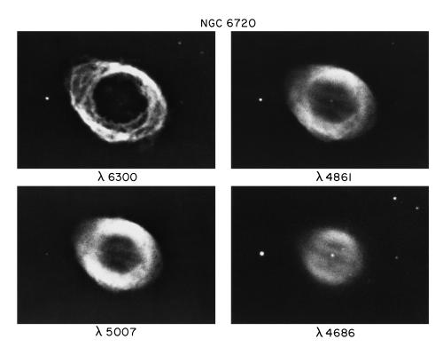 M57 at various wavelengths - Credit: NOAO/AURA/NSF