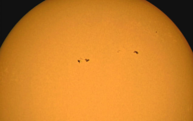 Sun with Spots by Orion Staff