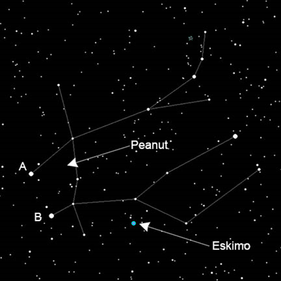 Two Planetaries in Gemini: Eskimo and Peanut