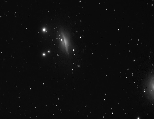 NGC1055 - Galaxy 54 Million Light Years from Earth - Camera G3 Mono