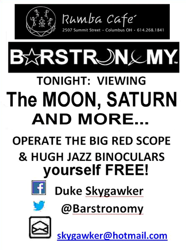 Barstronomy Event Poster