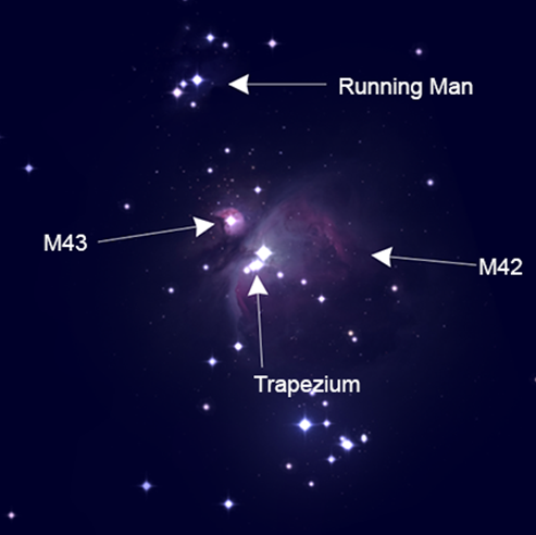 Orion's Running Man Nebula