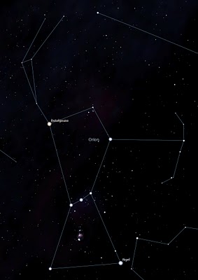 Orion - Courtesy of Stellarium
