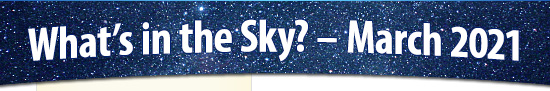 What's in the Sky - March 2021