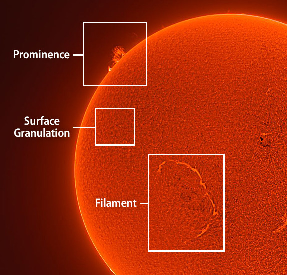 Solar Disk Detail Image